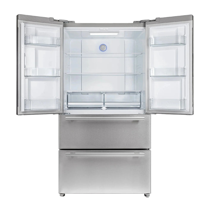Forno Appliance Package - 36" Gas Range, Dishwasher, 36" Refrigerator FBDL-004-01CAUS09K