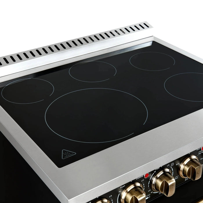 FORNO Paolo 30" Electric Range FFSEL6011-30BLK09K