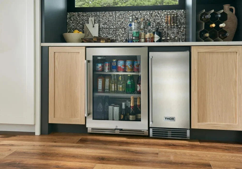 THOR 24" Freestanding/Built-In Undercounter Single Zone Beverage Center TBR24U09K
