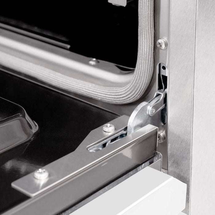 ZLINE 30"Classic Gas Range, Convection Gas Oven, DuraSnow® Stainless Steel, White Matte Door CGRS-WM-3009K