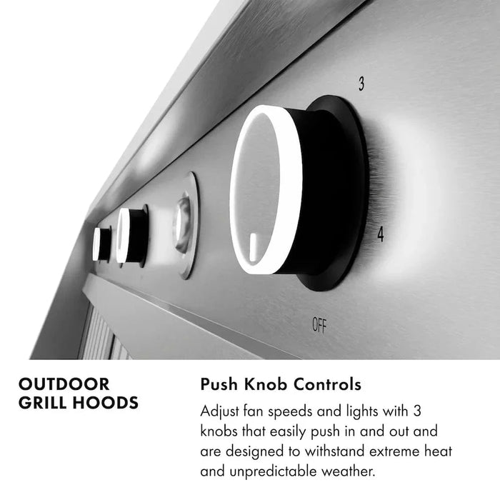 ZLINE Under Cabinet Outdoor Grill Hood GOU1-4209K