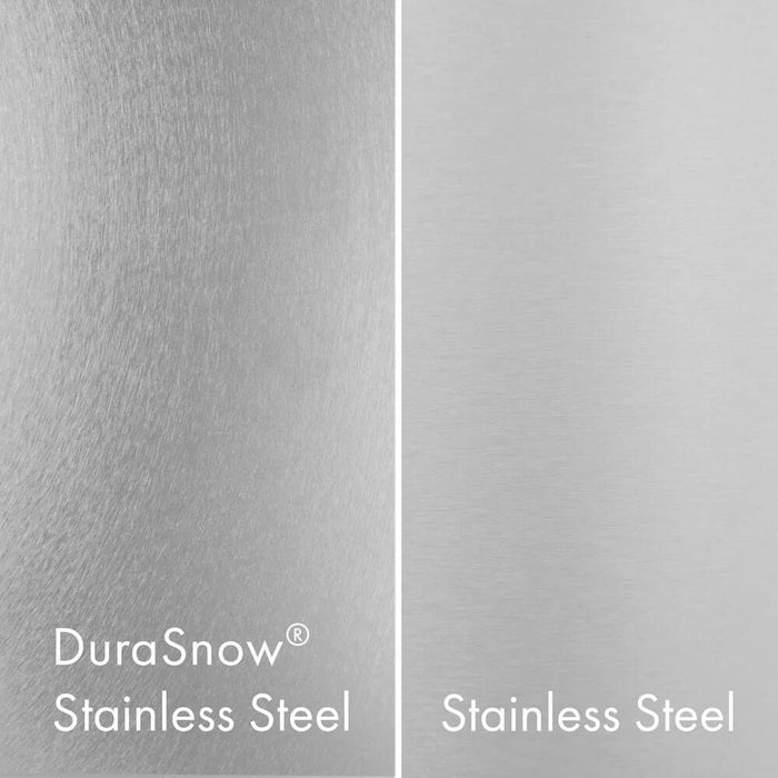 ZLINE 48" Select Dual Fuel Range Gas Cooktop Electric Convection Oven DuraSnow® Stainless Steel Black Matte Door HDRS-BLM-4809K