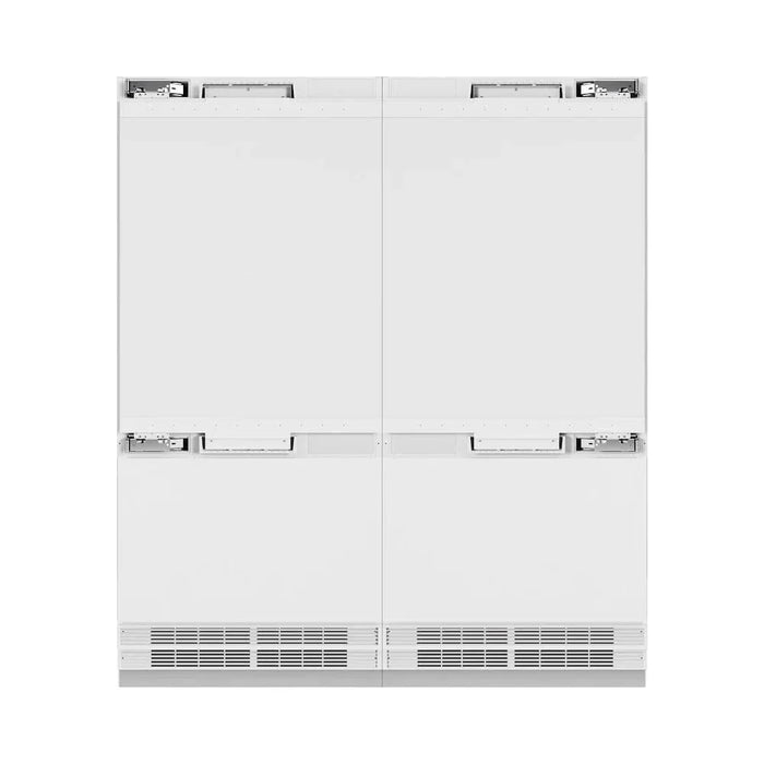 ZLINE 72" Panel Ready Built-In Bottom Freezer Refrigerator,Water Dispenser, Ice Maker, RBIT-7209K