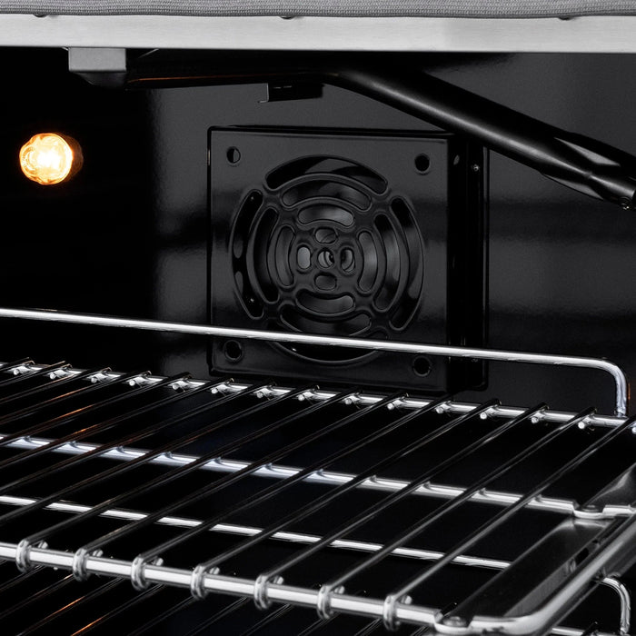 ZLINE 36"Paramount Dual Fuel Range Stainless Steel, White Matte, SDR-WM-3609K