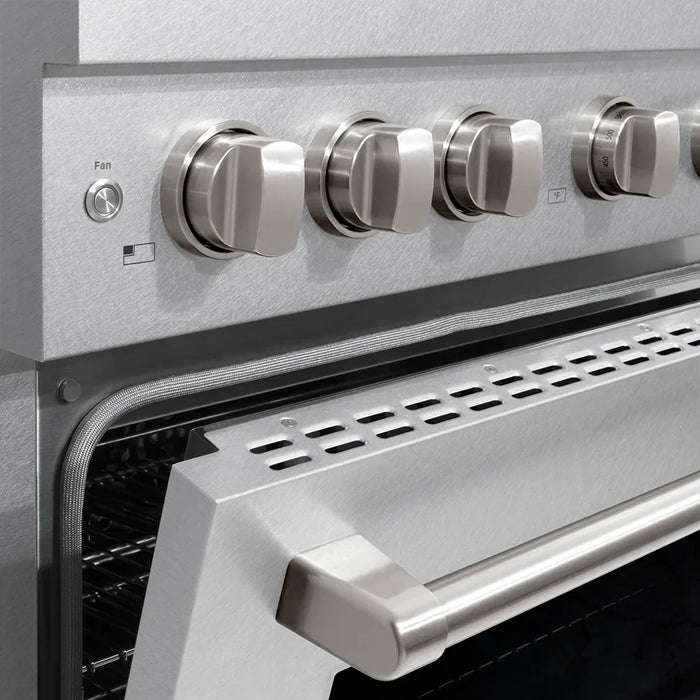 ZLINE 36" Paramount Dual Fuel Range DuoPro™ Cooktop, Electric Convection Oven PSDRSZ-WM-36-G09K