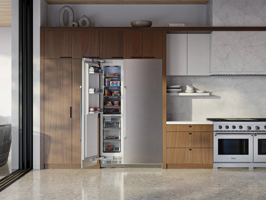 THOR Kitchen X-Series 18" Panel Ready Built-In Freezer XRF18CFZ09K