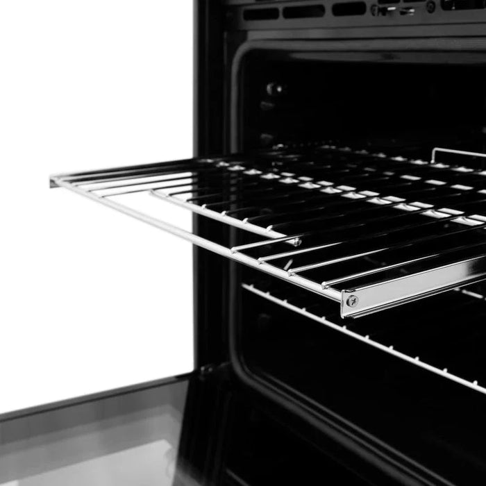 ZLINE 30"Professional True Convection Single Wall Oven, Air Fry, Self Clean, DuraSnow® White Matte, Champagne Bronze WASSZ-WM-30-CB09K