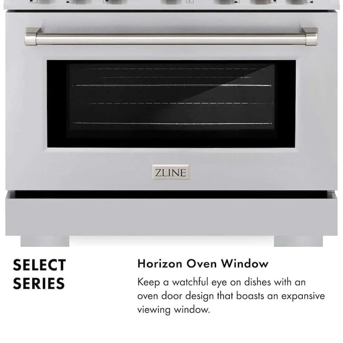 ZLINE 48" Select Dual Fuel Range Gas Cooktop Electric Convection Oven Stainless Steel HDR4809K