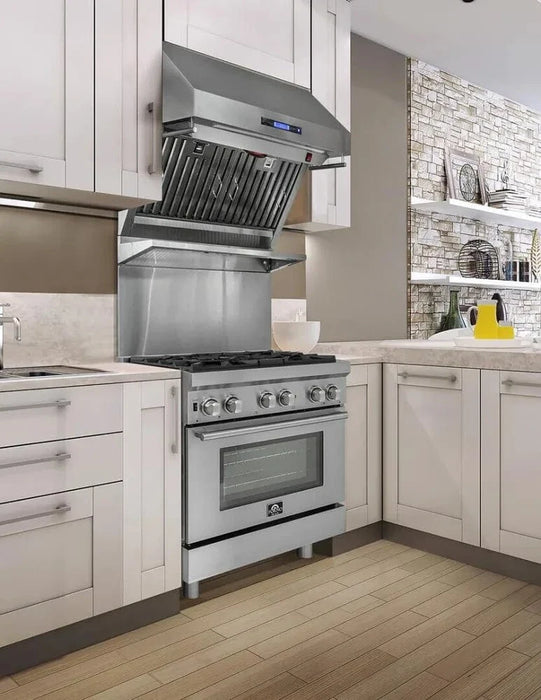 Forno 30" Dual Fuel Range, FFSGS6125-3009K