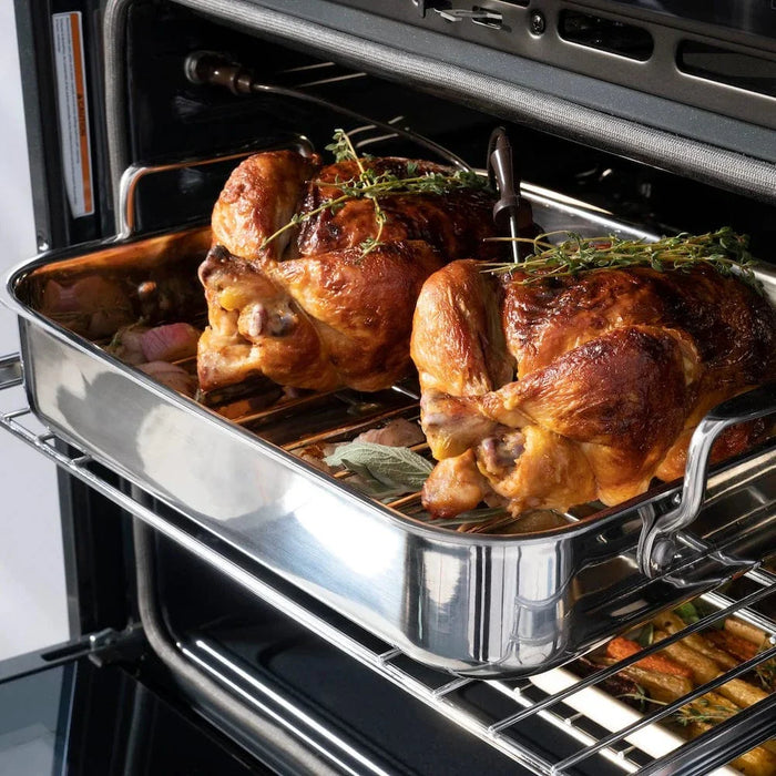 ZLINE 30"Professional True Convection Double Wall Oven, Air Fry, Self Clean, DuraSnow® White Matte WADS-WM-3009K