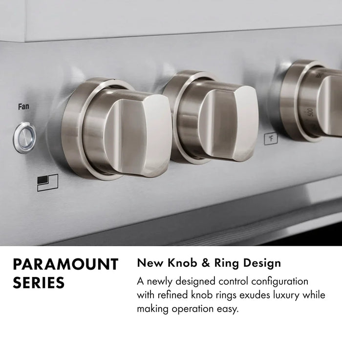 ZLINE 30" Paramount Gas Range DuoPro™ Cooktop, Convection Gas Oven PSGRZ-WM-30-MB09K