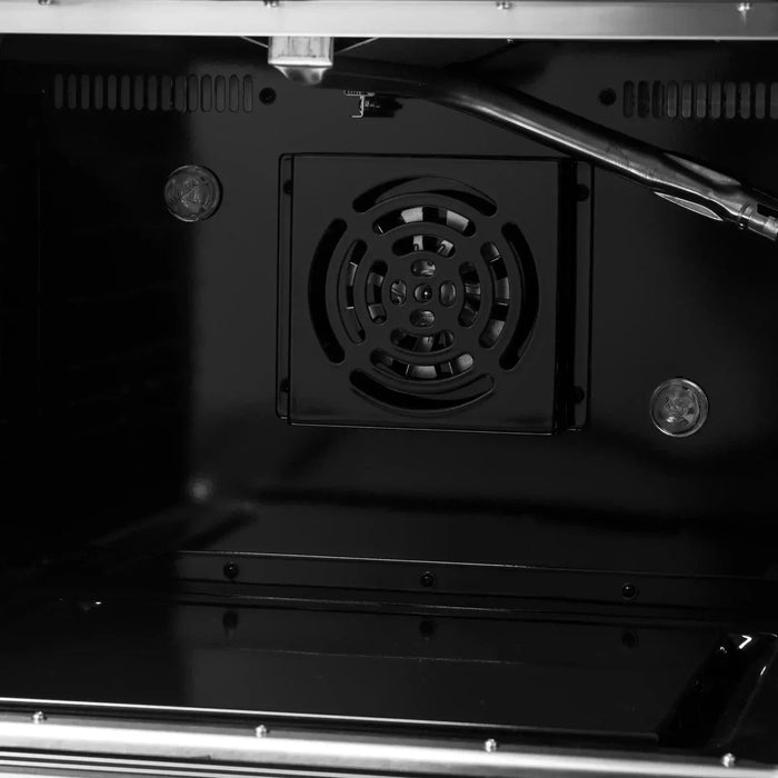 Forno Galiano 48"French Door Freestanding All Gas Range, Black with Antique Brass Trim, FFSGS6444-48BLK09K