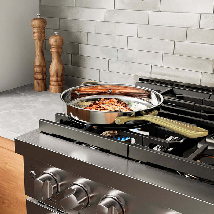ZLINE 36" Paramount Gas Range DuoPro™ Cooktop, Convection Gas Oven PSGRBZ-36-CB09K