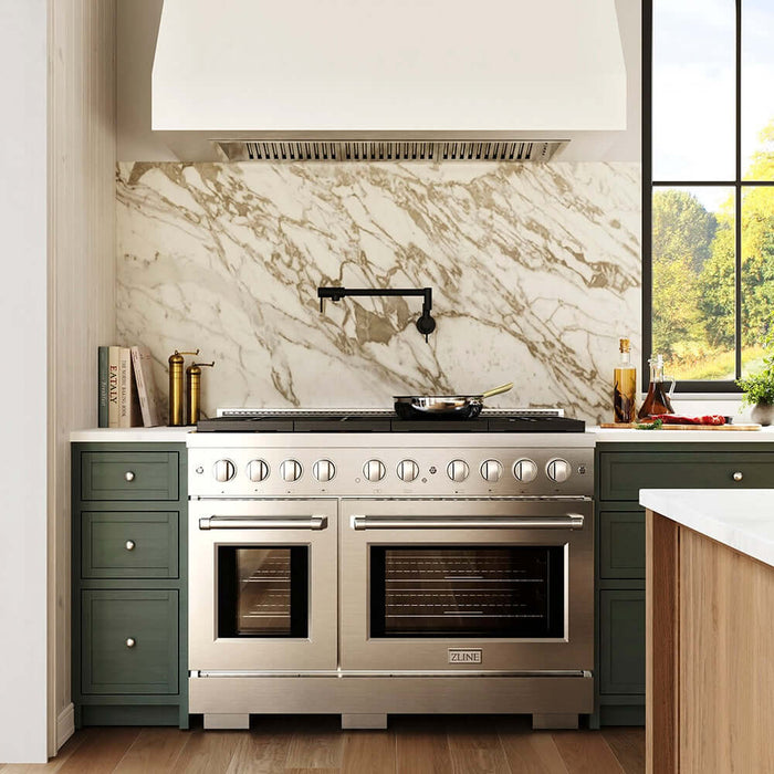 ZLINE 48" Paramount Gas Range DuoPro™ Cooktop, Dual Ovens PSGR4809K