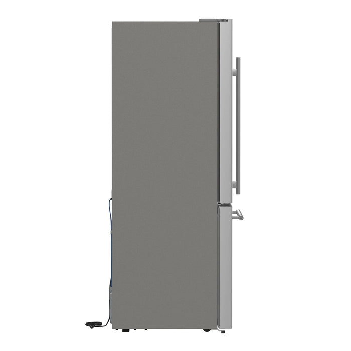 FORNO Espresso Milano 62" Side-By-Side Refrigerator FFFFD1787-60S09K