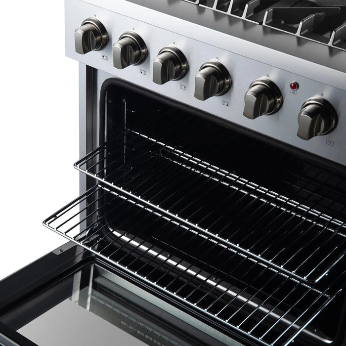 FORNO Marco 30" Dual Fuel Range FFSGS6197-3009K