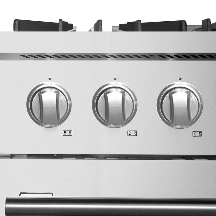 FORNO Marco 30" Dual Fuel Range FFSGS6197-3009K