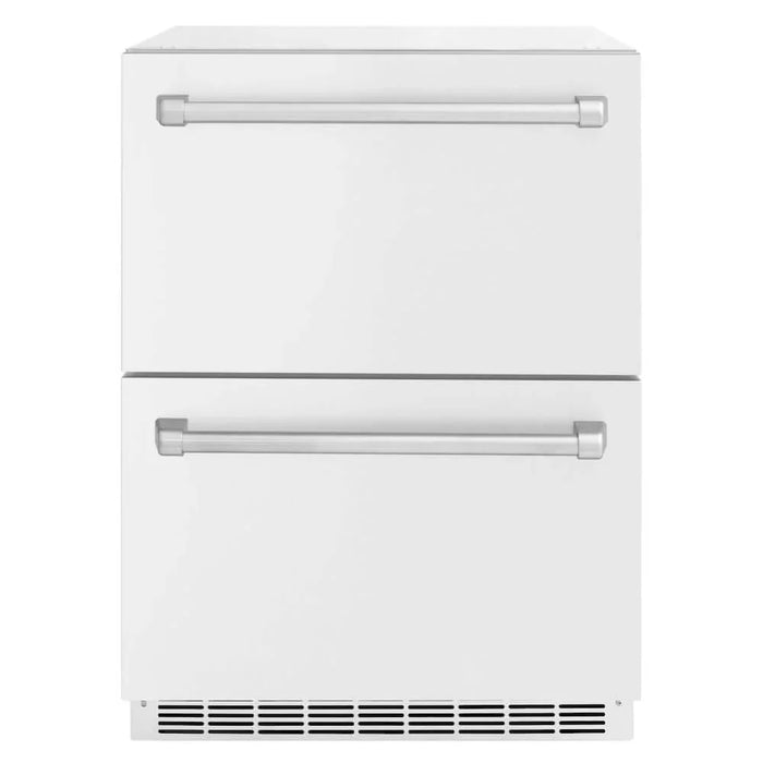 ZLINE 24" Touchstone 168 Can Outdoor-Rated Dual Refrigerator Drawer09K