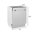 ZLINE 24" Dishwasher in Custom Panel Ready, Stainless Tub, DWV-304-24 - Farmhouse Kitchen and Bath