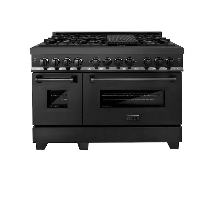 ZLINE 48" Bundled Stainless DualRange RangeHood Dishwasher 3KP-RABRH48-DW09K