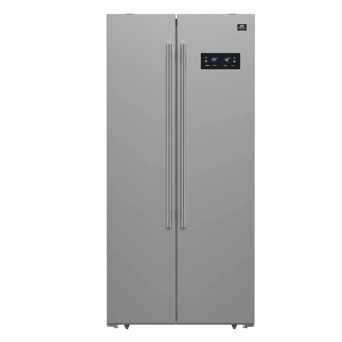 FORNO Salerno 33" Side-by-Side Built-In Refrigerator FFRBI1805-33SB09K