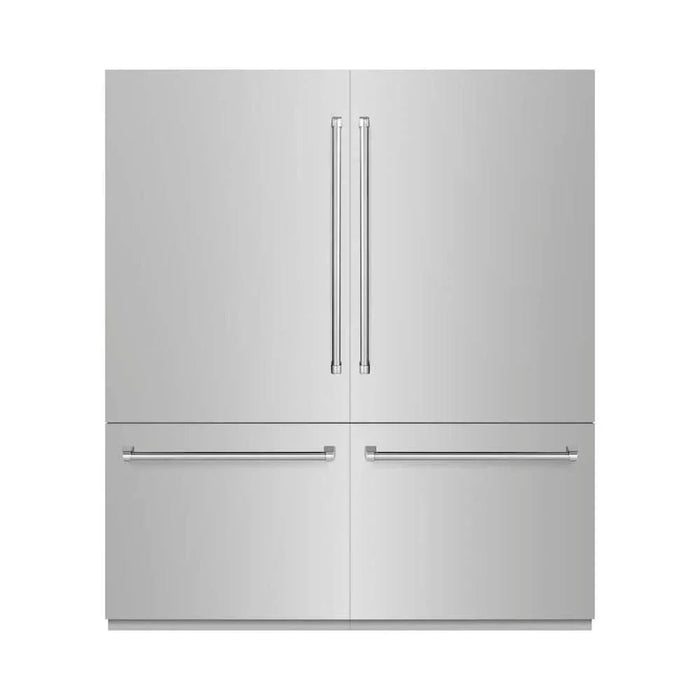 ZLINE 72" Built-In Bottom Freezer Refrigerator,Water Dispenser, Ice Maker, RBIT-304-7209K