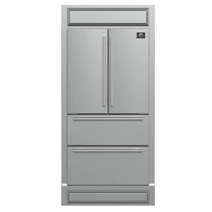 FORNO Moena 40" French Door Built-In Refrigerator FFRBI1820-40MG09K