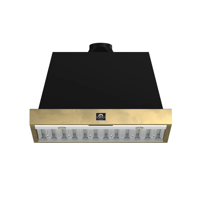 FORNO Vittorio 36" Wall Mount Range Hood FRHWM5078-36BLK09K