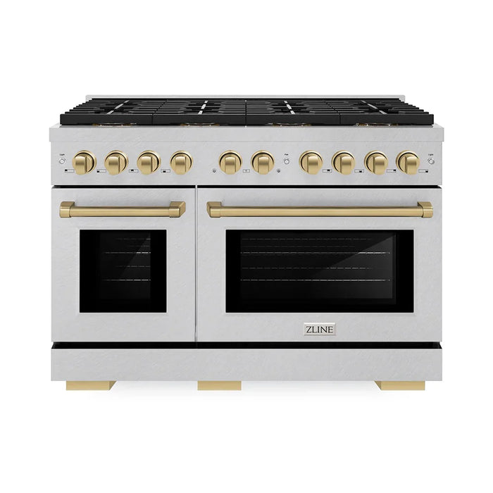 ZLINE 48" Paramount Dual Fuel Range DuoPro™ Cooktop, Dual Ovens PSDRSZ-48-CB09K