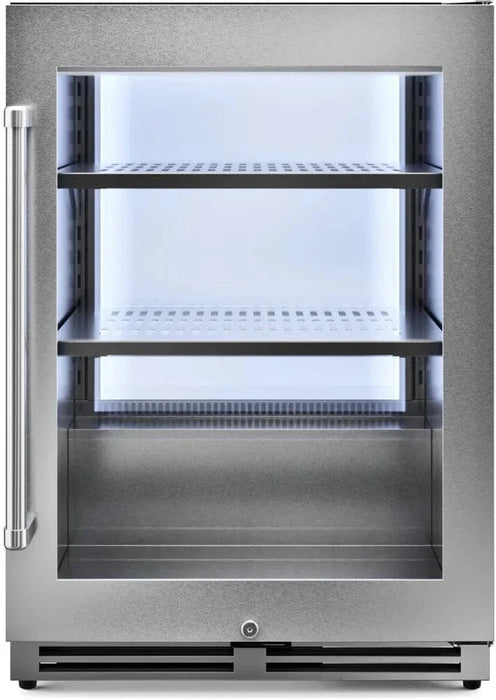 THOR 24" Freestanding/Built-In Undercounter Single Zone Beverage Center TBR24U09K