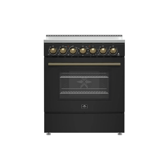 FORNO Paolo 30" Electric Range FFSEL6011-30BLK09K