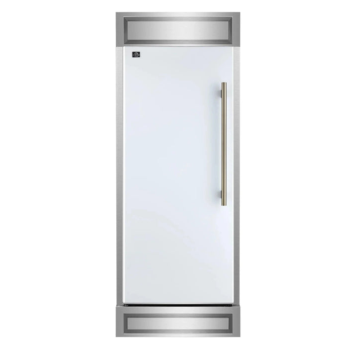 FORNO Maderno 32" Left Swing Convertible Refrigerator  FFFFD1722-32LMG-WHT09K
