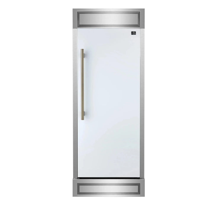 FORNO Maderno 32" Right Swing Convertible Refrigerator  FFFFD1722-32RMG-WHT09K