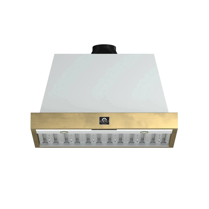 FORNO Vittorio 36" Wall Mount Range Hood FRHWM5078-36WHT09K