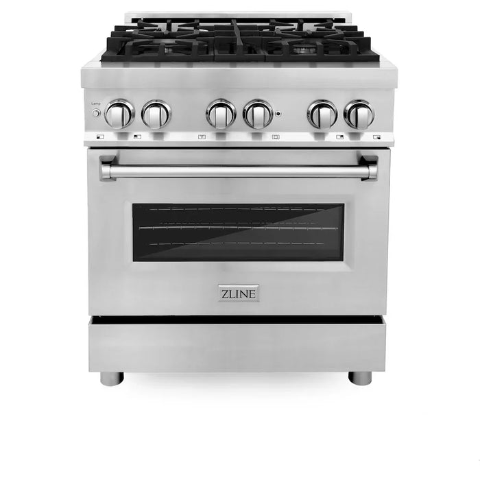 ZLINE 36" Bundled Stainless DualRange RangeHood Dishwasher 3KP-RARH36-DWV09K