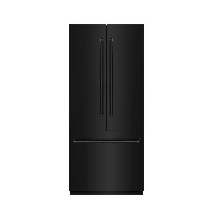 ZLINE 36" French Door Built-In Bottom Freezer Refrigerator, Water Dispenser, Ice Maker SRBIV-BS-3609K