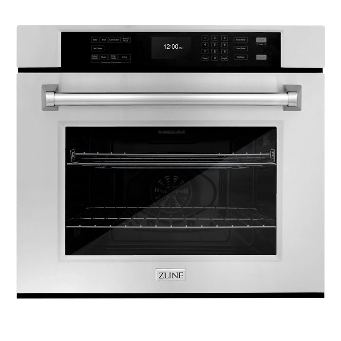 ZLINE 30 "Professional True Convection Single Wall Oven, Air Fry, Self Clean, Stainless Steel WAS-3009K