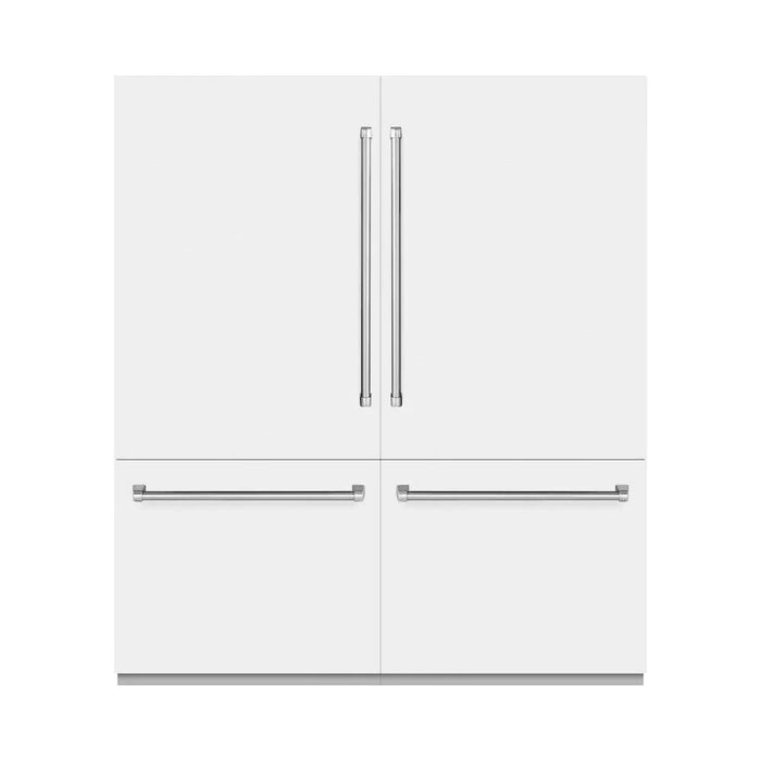 ZLINE 72" Built-In Bottom Freezer Refrigerator,Water Dispenser, Ice Maker, RBIT-WM-7209K