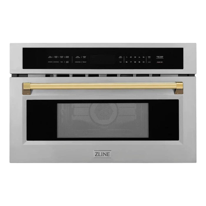 ZLINE 30” Convection Microwave, Stainless Steel, Gold MWOZ-30-G09K