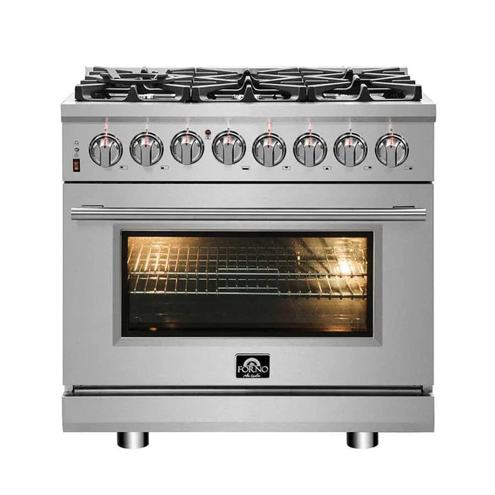 FORNO Massimo 36″ Dual Fuel Range FFSGS6125-3609K