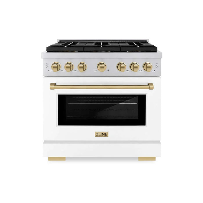 ZLINE 36" Paramount Gas Range DuoPro™ Cooktop, Convection Gas Oven PSGRZ-WM-36-CB09K