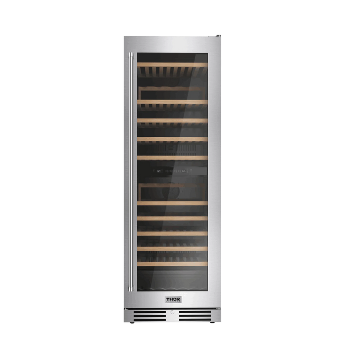 THOR Kitchen 24" Wine Cooler, 115 Wine Bottle Capacity TWC2470D09K