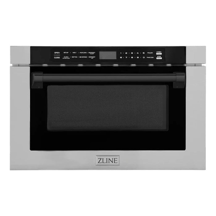 ZLINE 24" Microwave Drawer, Stainless Steel, Bronze MWDZ-1-H-MB09K