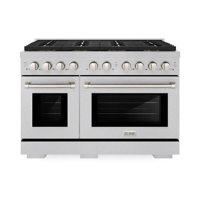 ZLINE 48" Paramount Gas Range DuoPro™ Cooktop, Dual Ovens PSGRS-4809K