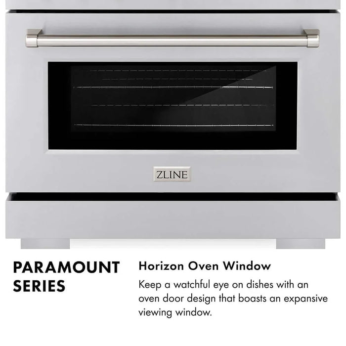 ZLINE 48" Paramount Gas Range DuoPro™ Cooktop, Dual Ovens PSGR4809K
