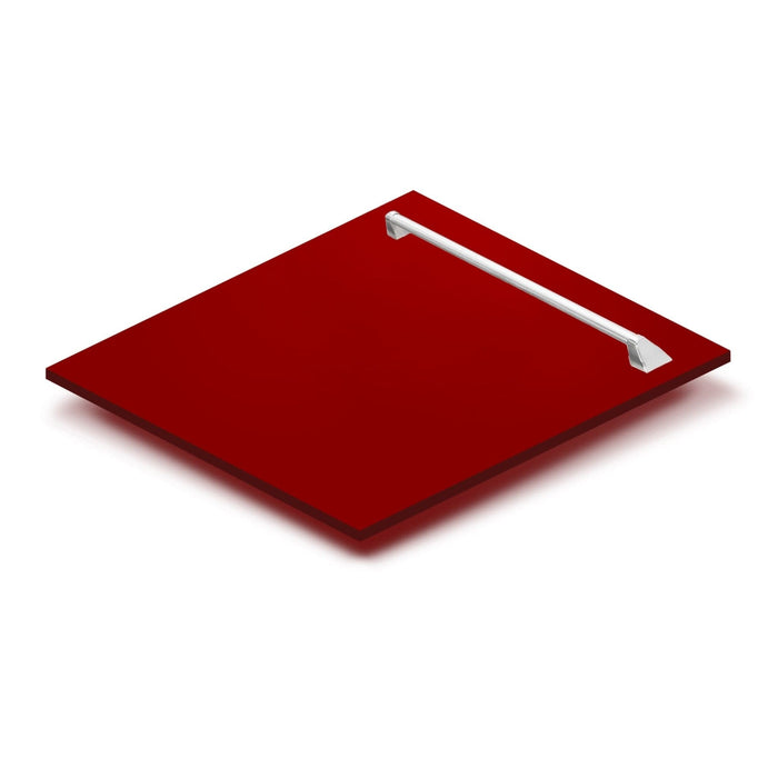 24" Dishwasher with Red Gloss panel, Stainless Tub, DWV - RG - 24 - Farmhouse Kitchen and Bath