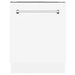 24" Dishwasher with White Matt panel, Stainless Tub, DWV - WM - 24 - Farmhouse Kitchen and Bath