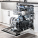 24" Dishwasher with White Matt panel, Stainless Tub, DWV - WM - 24 - Farmhouse Kitchen and Bath