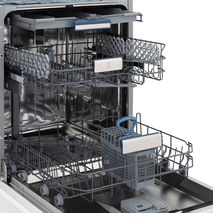 24" Dishwasher with White Matt panel, Stainless Tub, DWV - WM - 24 - Farmhouse Kitchen and Bath
