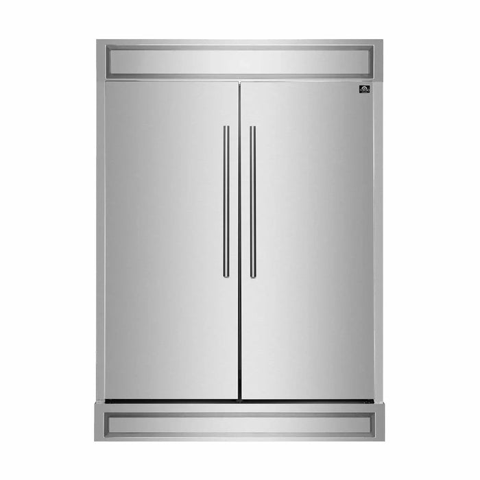 Forno 2-Piece Appliance Package 48" Gas Range, 60" Built-In Refrigerator Stainless Steel FBDL-019-06CAUS09K
